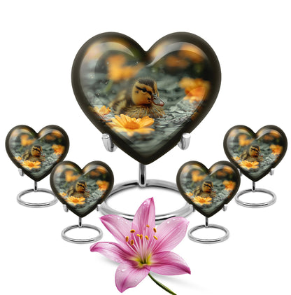 Personalized Bird Memorial Urn for Human Ashes - 10-inch, 200 cu in - Yatskia