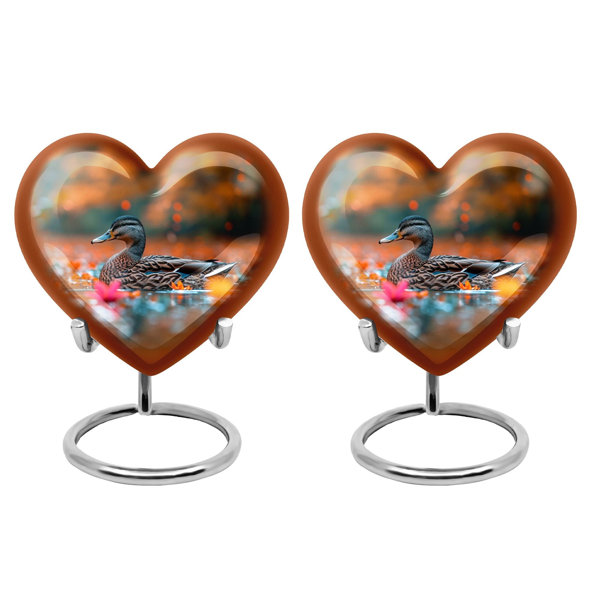 Duck Cremation Ashes Memorial Urn - Funeral Urn For Men & Women