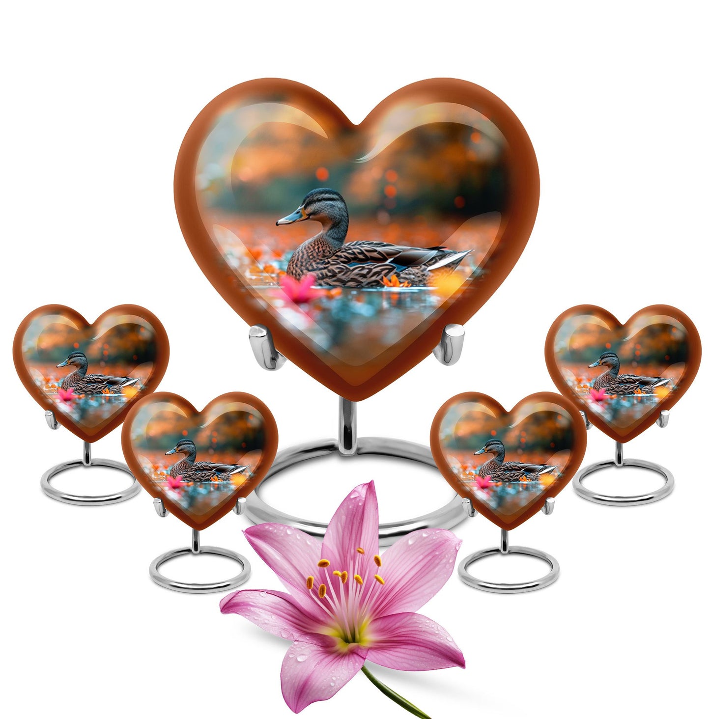 Personalized Bird Cremation Urn for Men & Women - 10-inch, 200 cu in - Yatskia