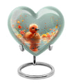 Baby Duck Memorial Urn Combo Set - Large And Keepsake Ashes Urn