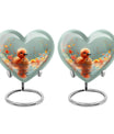 Baby Duck Memorial Urn Combo Set - Large And Keepsake Ashes Urn