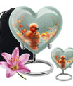 Baby Duck Memorial Urn Combo Set - Large And Keepsake Ashes Urn