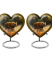 Bengal Tiger Urn Combo Set  - Large & Keepsake Urn Set For Funeral