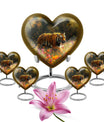 Bengal Tiger Urn Combo Set  - Large & Keepsake Urn Set For Funeral