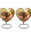 Tiger Memorial Urn For Ashes - Pink Flowers Garden Cremation Urn