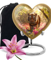 Tiger Memorial Urn For Ashes - Pink Flowers Garden Cremation Urn