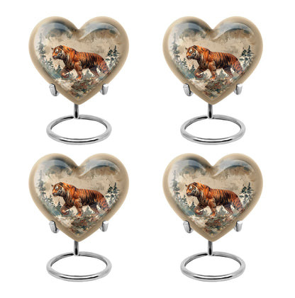 Personalized Tiger Cremation Urn for Adults - 10-inch, 200 cu in - Yatskia