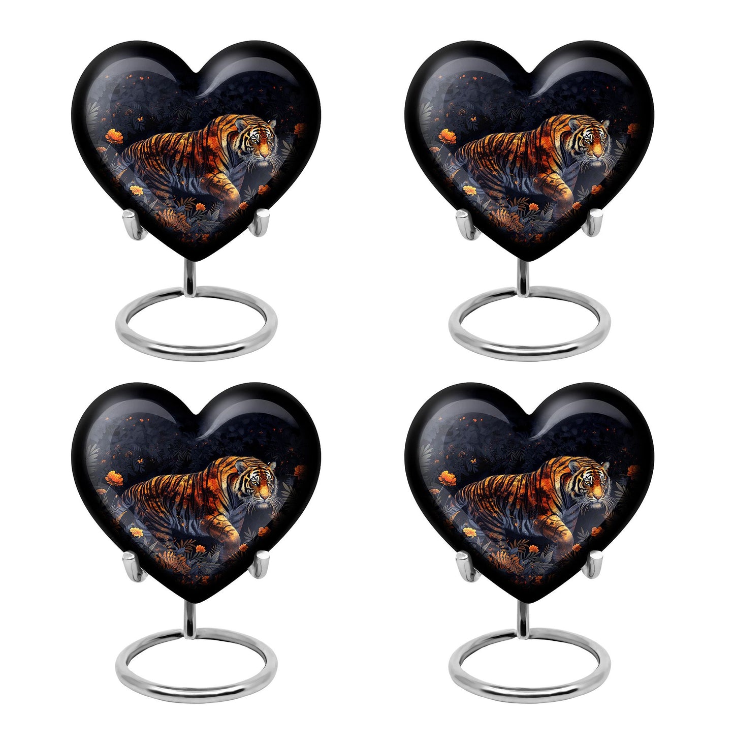 Personalized Tiger Cremation Urn for Human Ashes - 10-inch, 200 cu in - Yatskia