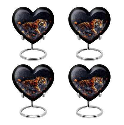 Personalized Tiger Cremation Urn for Human Ashes - 10-inch, 200 cu in - Yatskia