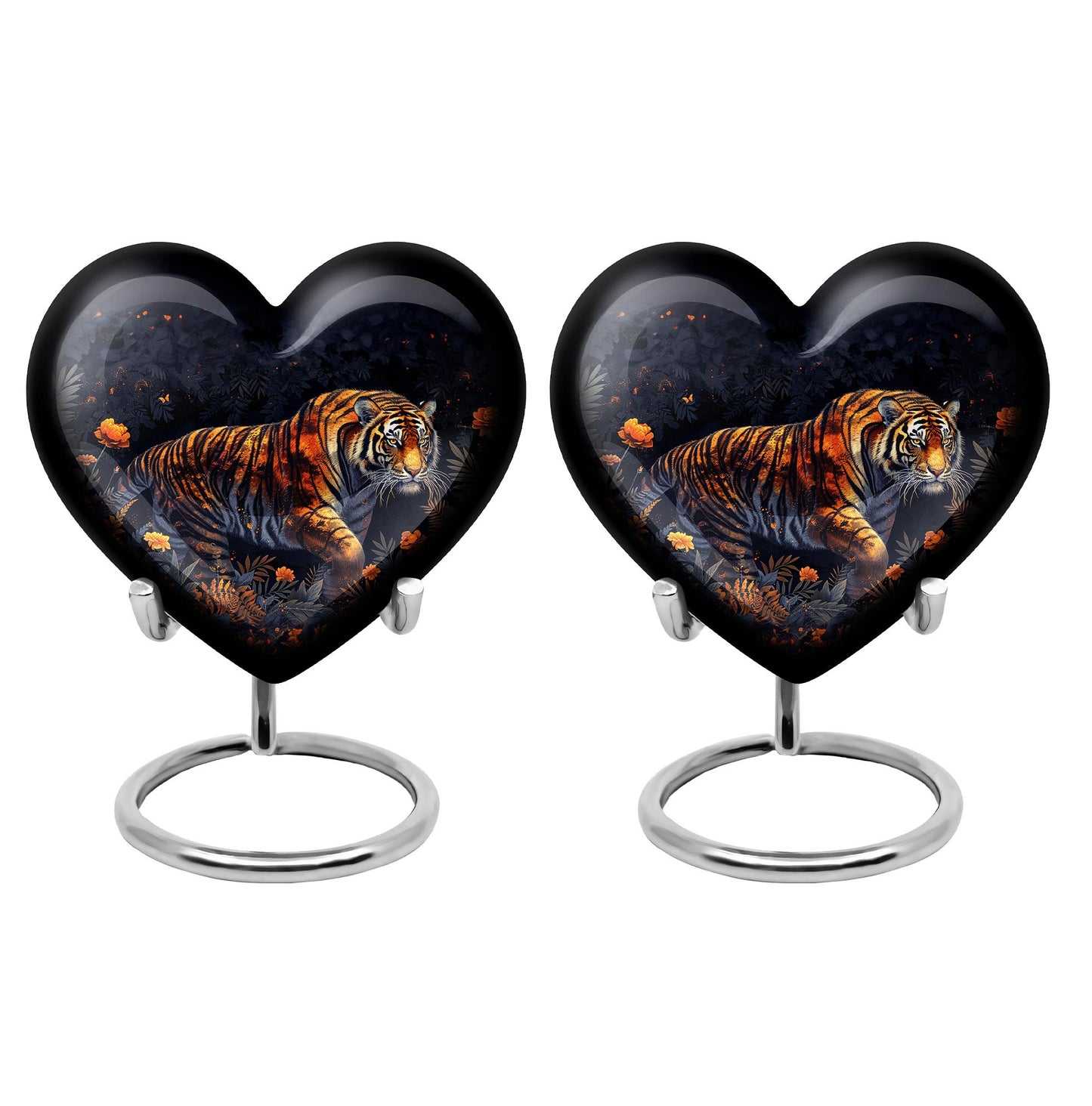 Personalized Tiger Cremation Urn for Human Ashes - 10-inch, 200 cu in - Yatskia