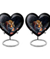 Hungry Black Tiger Cremation Urn - Burial Urn For Ashes