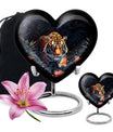 Hungry Black Tiger Cremation Urn - Burial Urn For Ashes