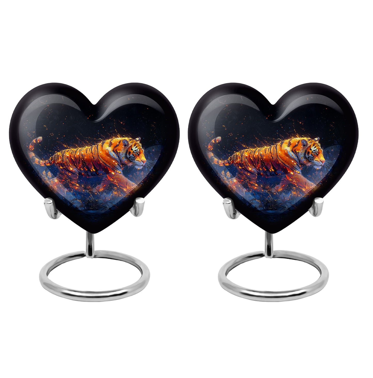 Personalized Tiger Cremation Urn for Mom - 10-inch, 200 cu in - Yatskia