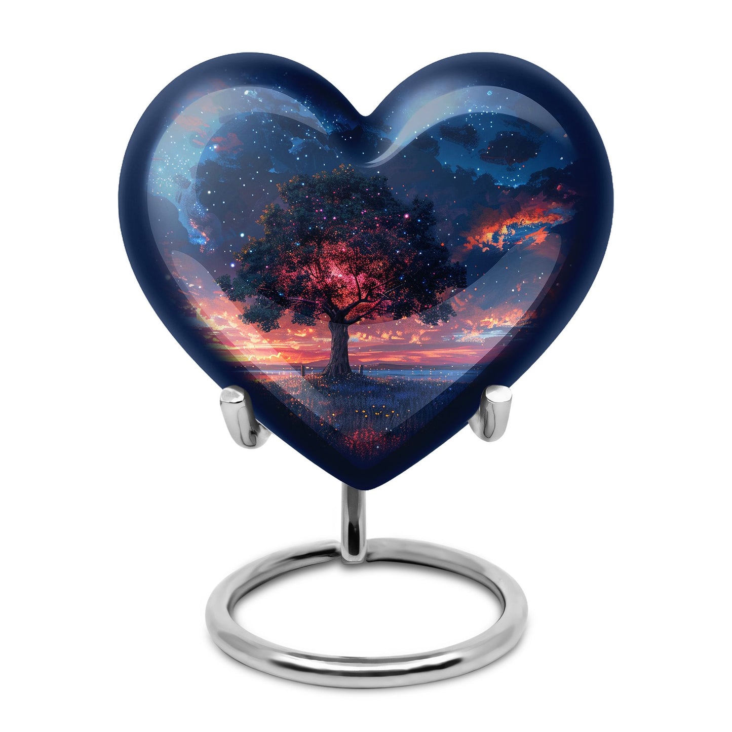 Personalized Tree of Life Cremation Urn for Human Ashes - 10-inch, 200 cu in - Yatskia