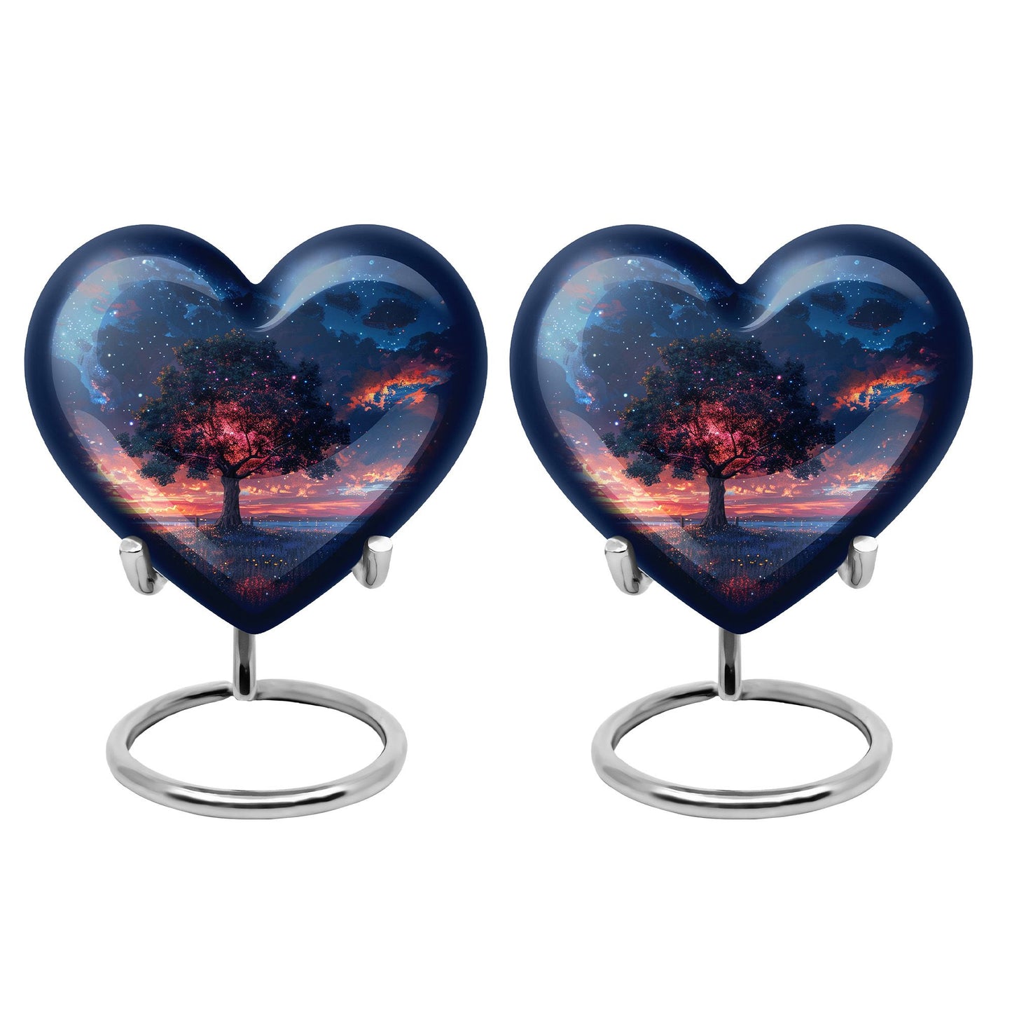 Personalized Tree of Life Cremation Urn for Human Ashes - 10-inch, 200 cu in - Yatskia