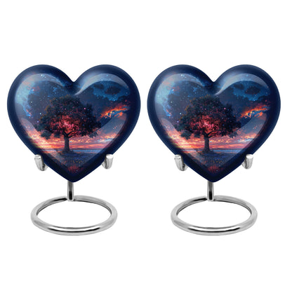 Personalized Tree of Life Cremation Urn for Human Ashes - 10-inch, 200 cu in - Yatskia
