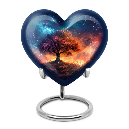 Personalized Tree of Life Keepsake Urn for Women - 10-inch, 200 cu in - Yatskia