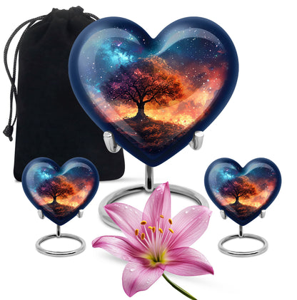Personalized Tree of Life Keepsake Urn for Women - 10-inch, 200 cu in - Yatskia