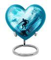 Midnight Surf Odyssey - Large Urn Memorial, Funeral Cremation Urn