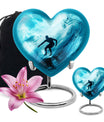 Midnight Surf Odyssey - Large Urn Memorial, Funeral Cremation Urn
