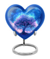 Tree of Life Burial Urn – Beautiful Artistic Blue Urn For Funeral Ashes