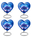 Tree of Life Burial Urn – Beautiful Artistic Blue Urn For Funeral Ashes