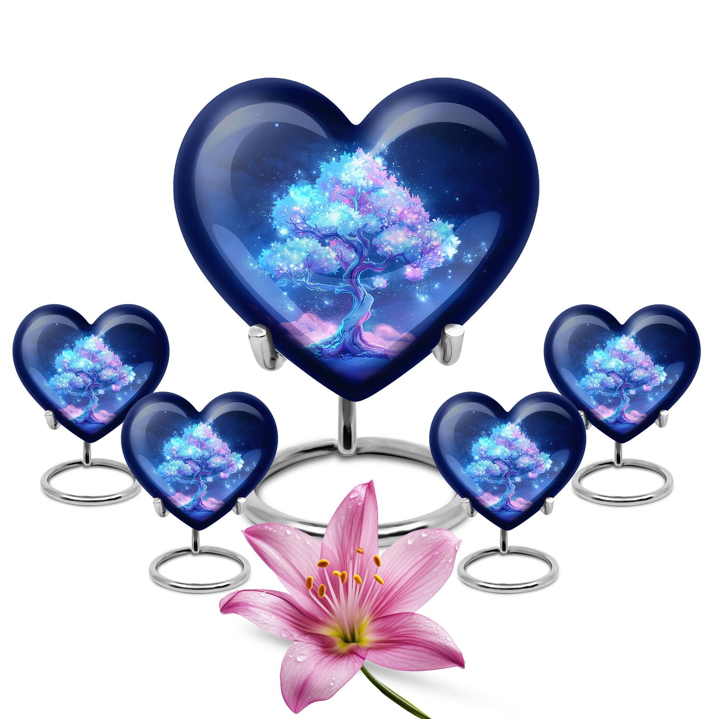 Mystical Tree Memorial Urn for Nature Lovers Cremation Keepsake
