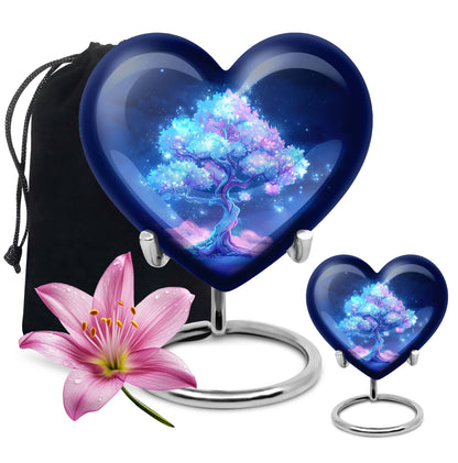 Mystical Tree Memorial Urn for Nature Lovers Cremation Keepsake