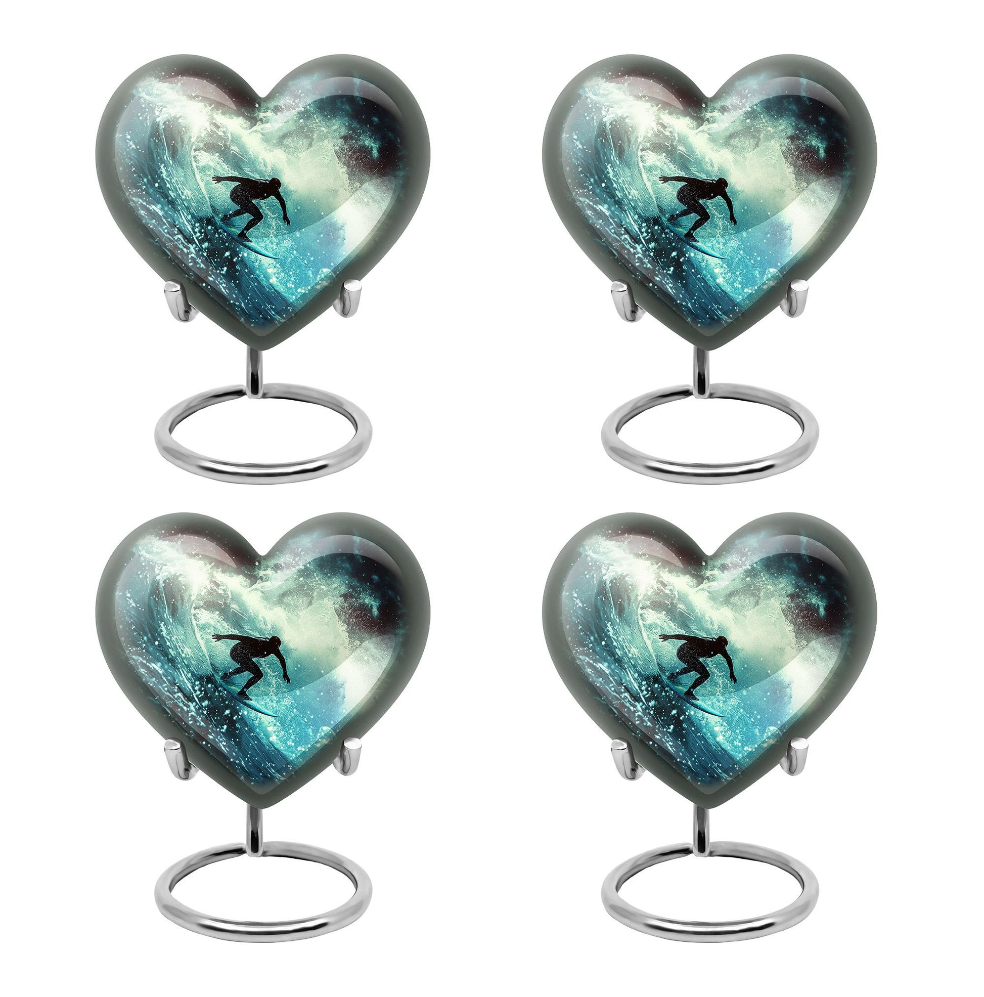 Surfer-Ocean Themed Cremation Urn - Urns For Ashes Large