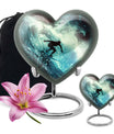 Surfer-Ocean Themed Cremation Urn - Urns For Ashes Large