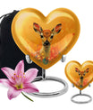 Beautiful Deer Funeral Urn for Human Ashes - Cremation Urn for Mom and Dad