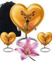 Beautiful Deer Funeral Urn for Human Ashes - Cremation Urn for Mom and Dad