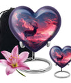 Deer Burial Urn with Beautiful Scenic Design – Unique Urn for Women