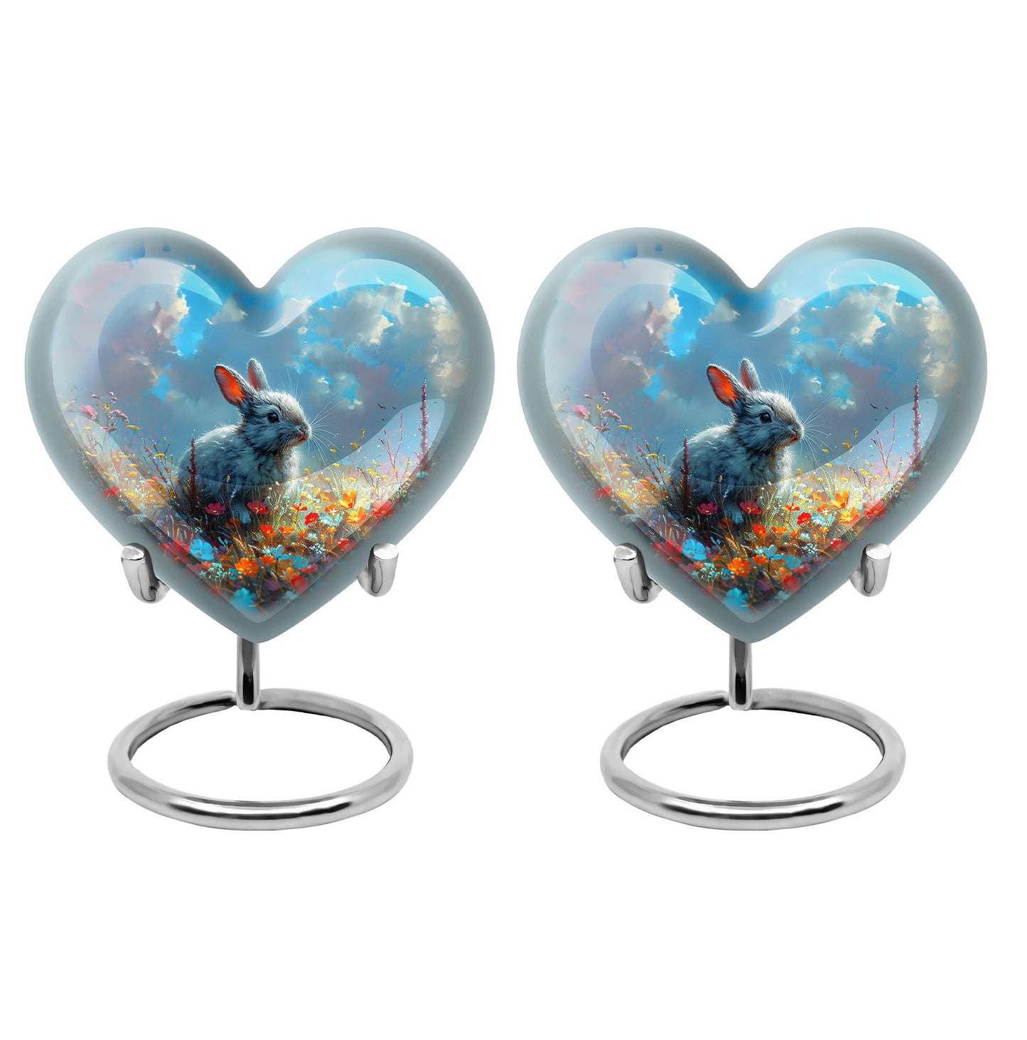 Colorful Personalized Pet Memorial Urn for Pet Ashes - 10-inch, 200 cu in - Yatskia