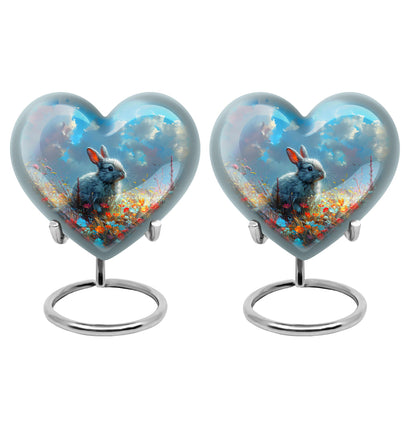 Colorful Personalized Pet Memorial Urn for Pet Ashes - 10-inch, 200 cu in - Yatskia