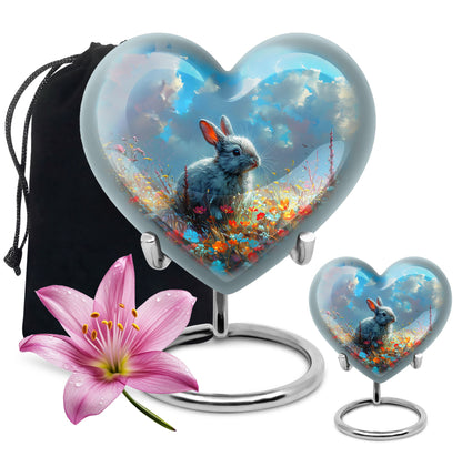 Colorful Personalized Pet Memorial Urn for Pet Ashes - 10-inch, 200 cu in - Yatskia