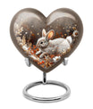 Forest Rabbit Meadow - Rabbit Urn Memorial, Funeral Shape Urn