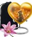 Sunset Baby Bunny Rabbit Urn - Beautiful Memorial For Pets Ashes