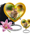 Bunny Rabbit Garden Urn - Beautiful Pet Memorial with Nature Design