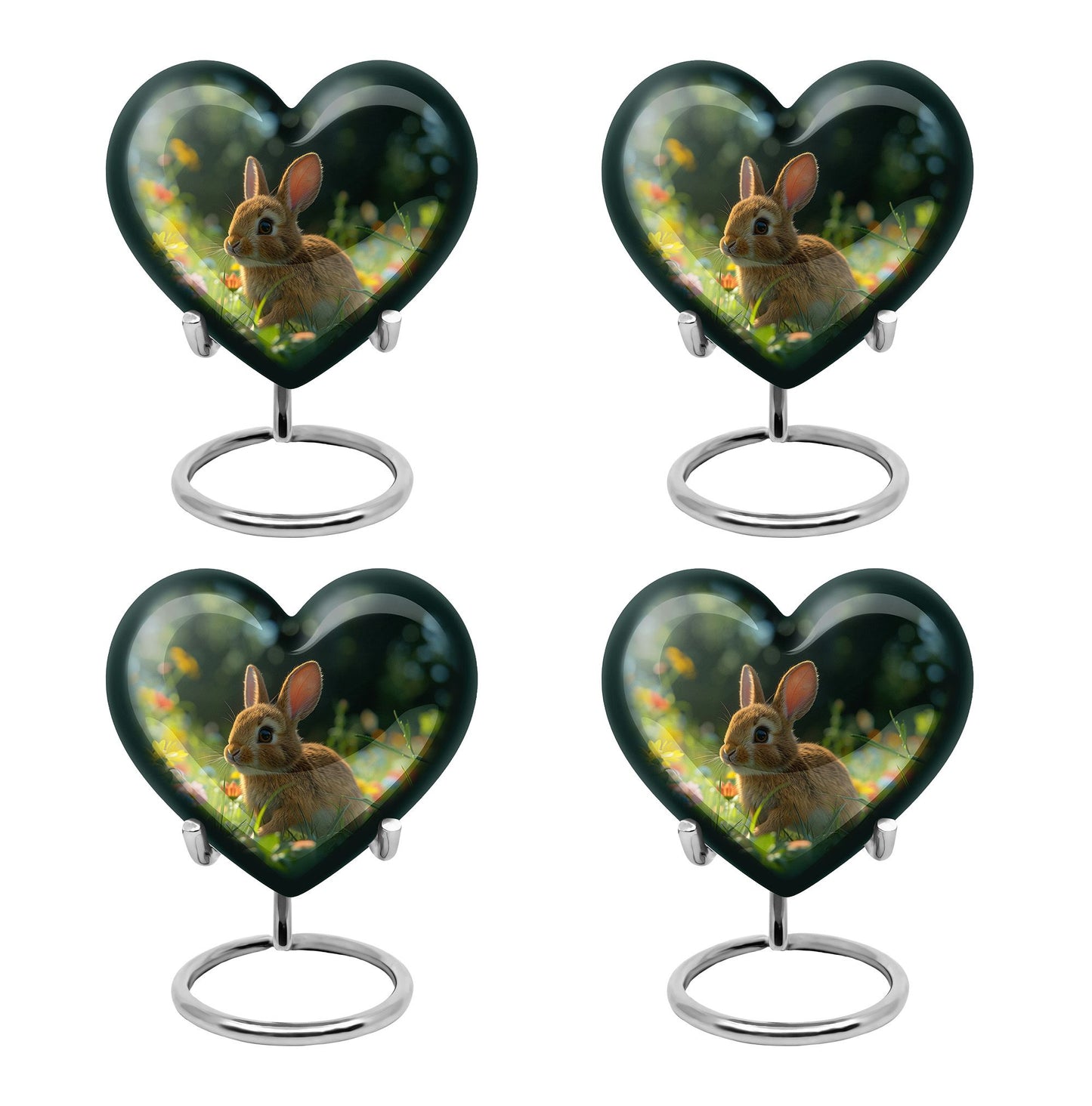 Personalized Rabbit Cremation Urn for Pet Ashes - 10-inch, 200 cu in - Yatskia
