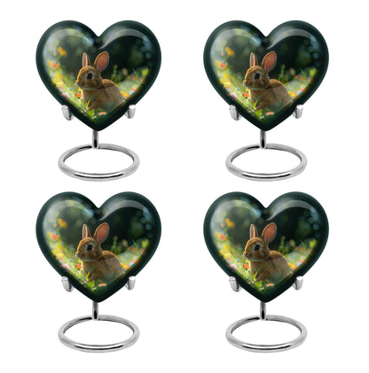 Personalized Rabbit Cremation Urn for Pet Ashes - 10-inch, 200 cu in - Yatskia