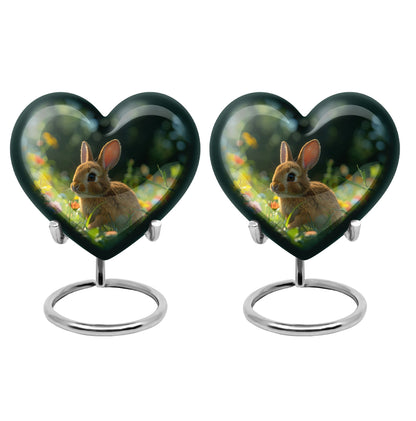 Personalized Rabbit Cremation Urn for Pet Ashes - 10-inch, 200 cu in - Yatskia