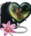 Summer Bunny Burial Urn - Decorative Unique Urns For Burial Ashes