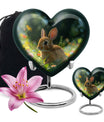 Summer Bunny Burial Urn - Decorative Unique Urns For Burial Ashes