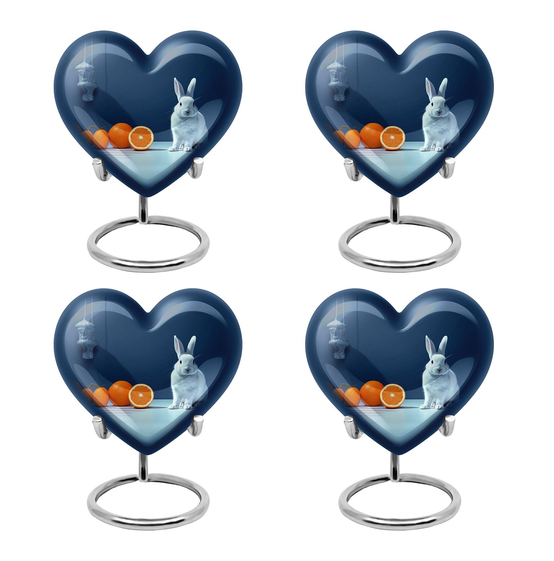 White Baby Bunny Rabbit Urn - A Unique Memorial For Pet Lovers