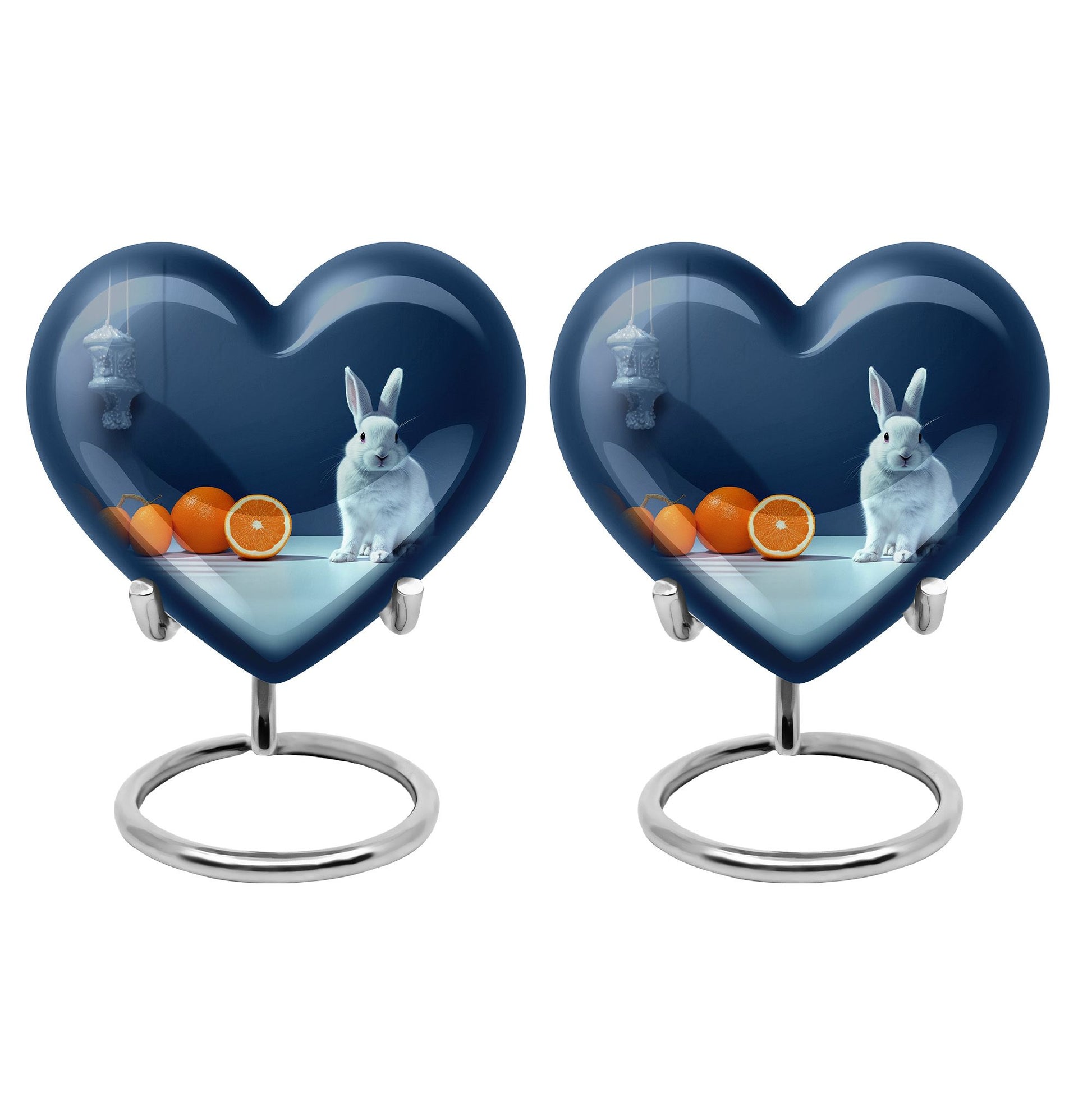 White Baby Bunny Rabbit Urn - A Unique Memorial For Pet Lovers