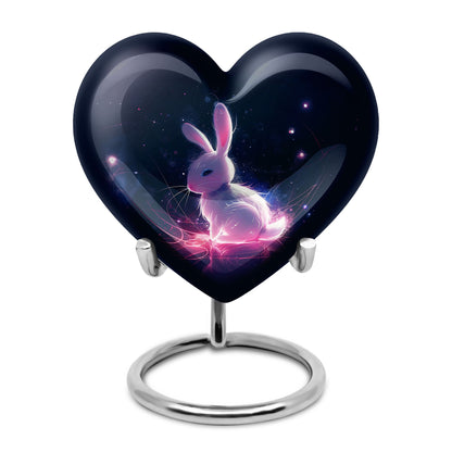 Personalized Rabbit Memorial Urn for Pet Ashes - 10-inch, 200 cu in - Yatskia
