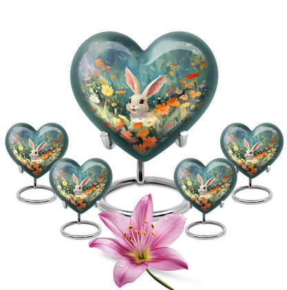 Colorful Personalized Pet Cremation Urn for Pet Ashes - 10-inch, 200 cu in - Yatskia