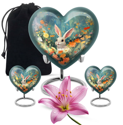 Colorful Personalized Pet Cremation Urn for Pet Ashes - 10-inch, 200 cu in - Yatskia