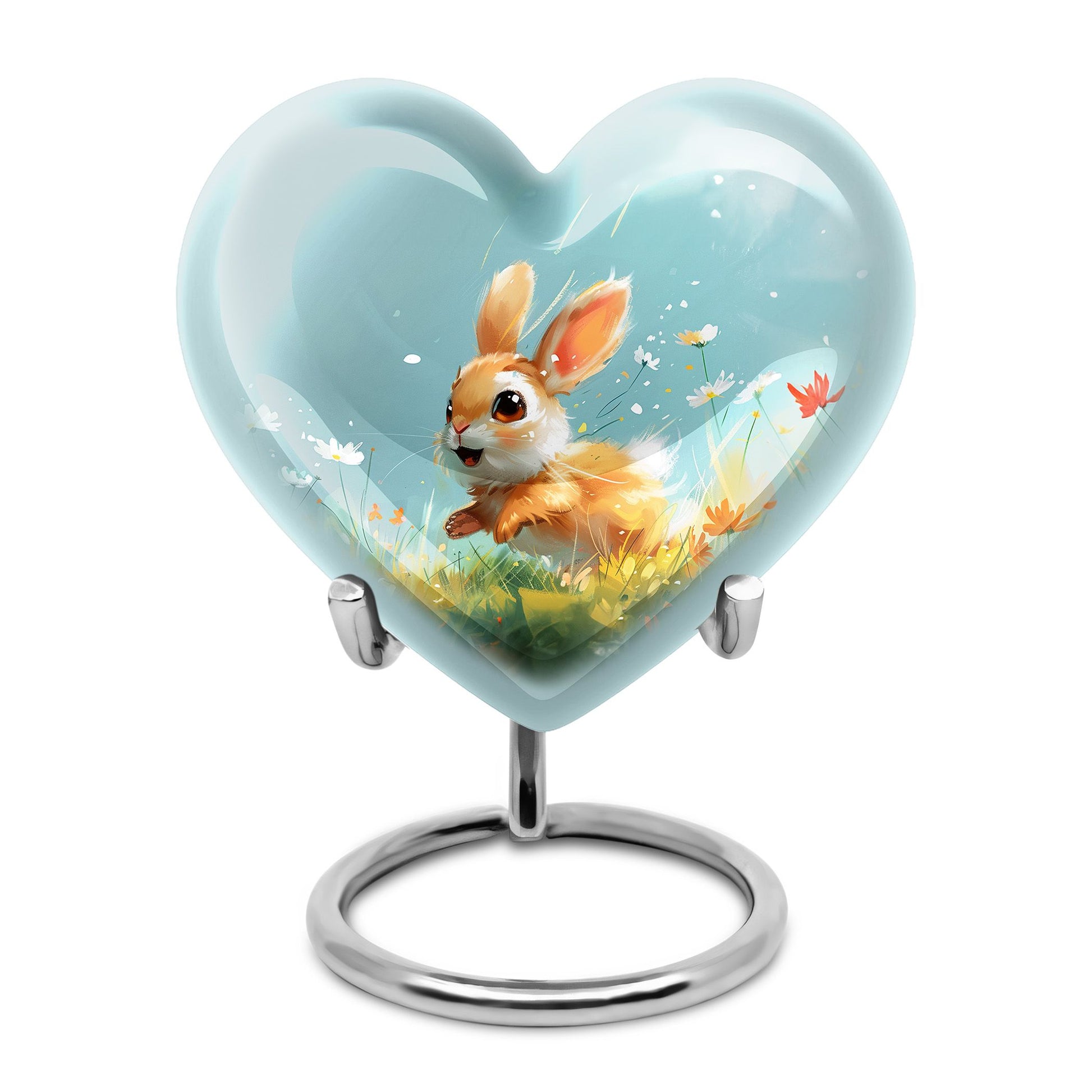 Baby Bunny Rabbit - Decorative Pet Memorial Keepsake For Beloved Animals